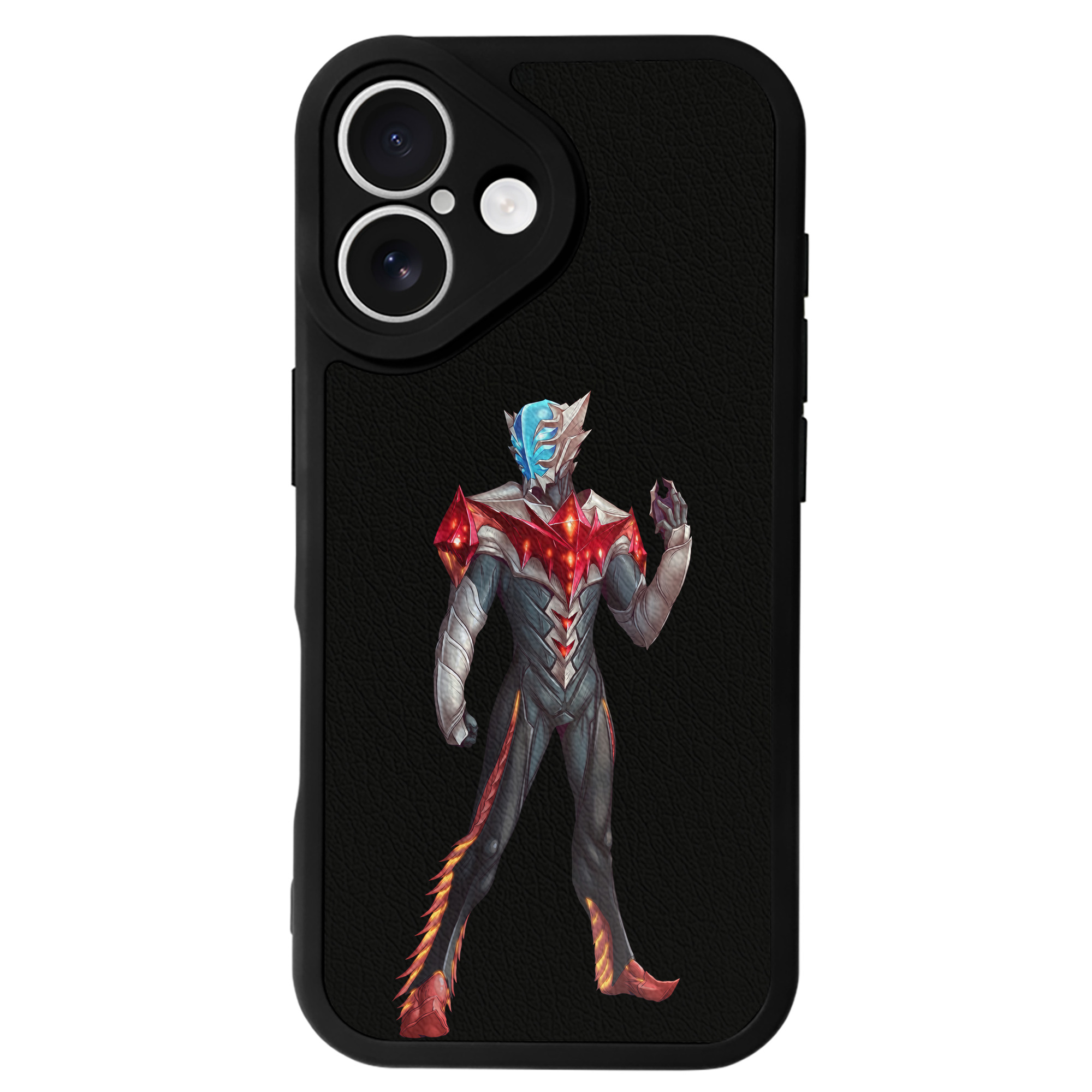 （画像用） ウルトラマン Ultraman 【iPhone 16シリーズ対応】シリコンスマホケース（レザー調） 材質：シリコン